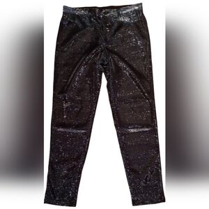 Manfinity Silver/Black Metallic Pant/ 31.5 waist x 31 length